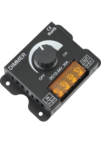 Dc 12V-24V LED Işık Dimmer Kablosuz 3 Tuşlar Rf Uzaktan Kumanda 30A 360W Tek Renkli LED Şerit Işık Için Dimmer (Yurt Dışından)