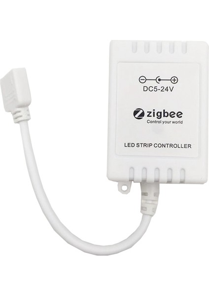 Tuya Zigbee Akıllı LED Denetleyici Rgbcw Işık Şeridi Için 5V-24V Uyumlu Zha ZIGBEE2MQTT Tasmota Alexa Ev (Yurt Dışından)