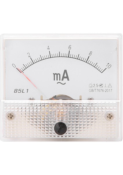 Ac 0 - 10MA Pointer Ac Ampermetre Analog Akım Paneli Basınç Regülatörü Dağıtım Kutuları Vb. Için Amper Ölçer (Yurt Dışından)