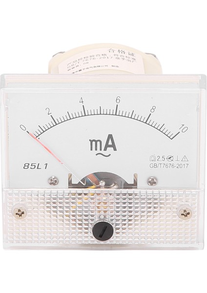 Ac 0 - 10MA Pointer Ac Ampermetre Analog Akım Paneli Basınç Regülatörü Dağıtım Kutuları Vb. Için Amper Ölçer (Yurt Dışından)
