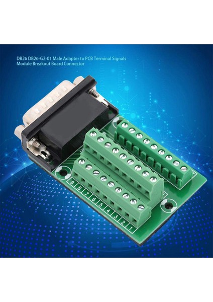 26 Pin DB26 D-Sub Erkek Adaptör Pcb Terminal Sinyalleri Modülü Breakout Board Konektörü Yalıtım Matlı (Yurt Dışından) fırsatları