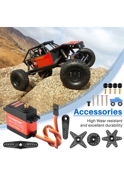 TD-8120MG Su Geçirmez Metal Dişli Dijital Servo 20KG Yüksek Tork 180 Açı Rc Uzaktan Kumanda Araba Modeli Araç 20KG Servo (Yurt Dışından) fırsatları