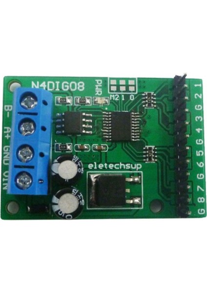 8 Kanal Giriş/çıkış Dijital Anahtarı Ttl Lvttl Cmos RS485 Io Kontrol Modülü Plc Rölesi Için Modbus Rtu Kartı, (Pimli) (Yurt Dışından)