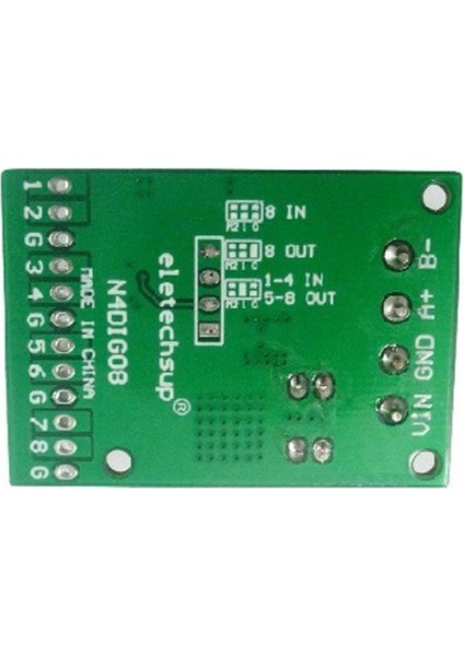 8 Kanal Giriş/çıkış Dijital Anahtarı Ttl Lvttl Cmos RS485 Io Kontrol Modülü Plc Rölesi Için Modbus Rtu Kartı, (Pimli) (Yurt Dışından) fırsatları