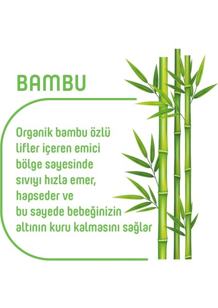 Organik Bambu Özlü Külot Bez 4'lü Paket 4 Numara Maxi 192 Adet