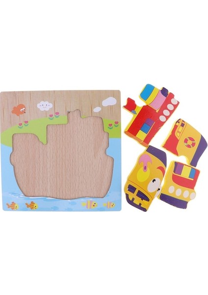 Montessori Ahşap 3D Hayvanlar Yapboz Kurulu Çocuk (Yurt Dışından) modelleri