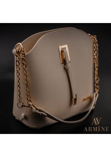 102 Bayan Çanta Vizon Pia