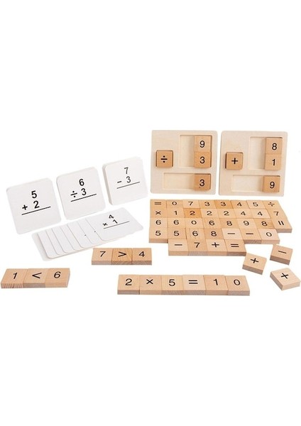 Montessori Ahşap Matematik Oyuncak Çarpma Bölümü (Yurt Dışından)