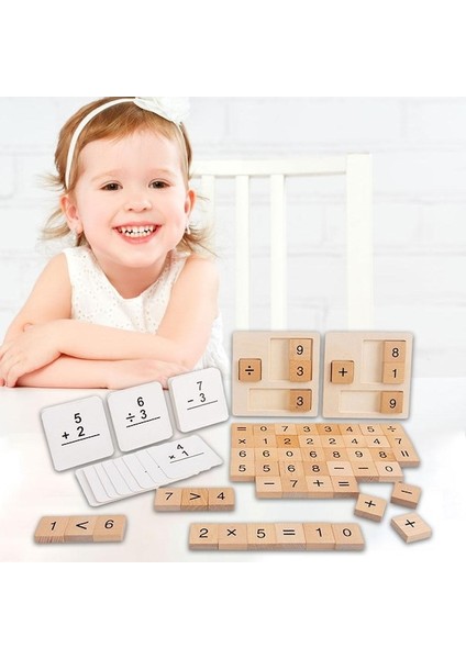 Montessori Ahşap Matematik Oyuncak Çarpma Bölümü (Yurt Dışından) modelleri