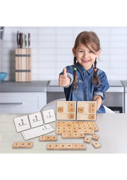 Montessori Ahşap Matematik Oyuncak Çarpma Bölümü (Yurt Dışından) indirimleri