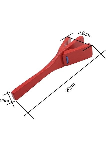 1 Adet Çocuklar Ahşap Kastanyet Klaket Kolu Oyuncaklar (Yurt Dışından)