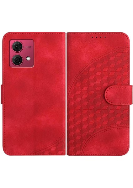 Motorola Moto G84 5g Deri Manyetik Telefon Kılıfı (Yurt Dışından)