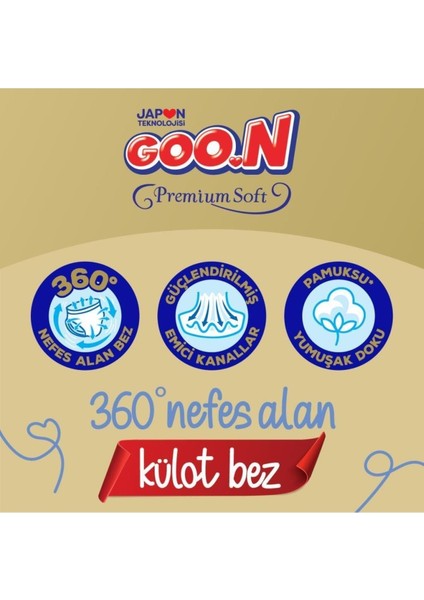 Premium Soft 6 Numara Külot Bez 15-25 kg 52 Adet