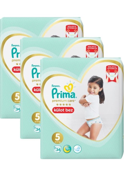 Premium Care Külot Bez 5 Numara 34*3 102 Adet fiyatları