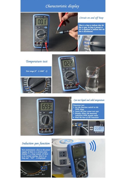 DT-890N Ölçü Aleti Multimetre