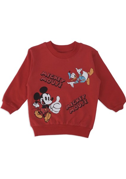 Erkek Bebek Mickey Mouse Disyney Baskılı 2'li Alt Üst Takım fiyatları