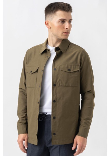 Aarberg 58144 Mevsimlik Slim Fit Pamuklu Mont Haki fiyatları
