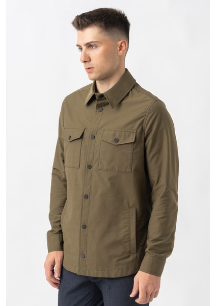 Aarberg 58144 Mevsimlik Slim Fit Pamuklu Mont Haki modelleri