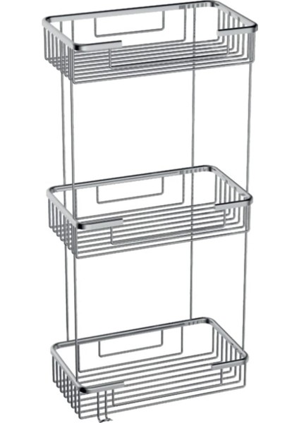 A.597 Krom Plaza 25 x 15 3'lü Tel Süngerlik