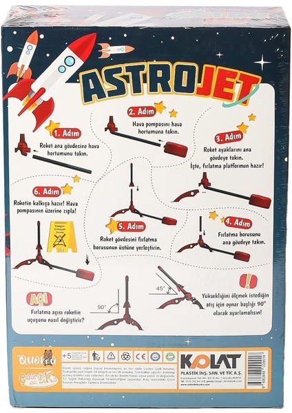 Çekirdek Zeka ZK122 Astro Jet Kutu Oyunu -Kolat