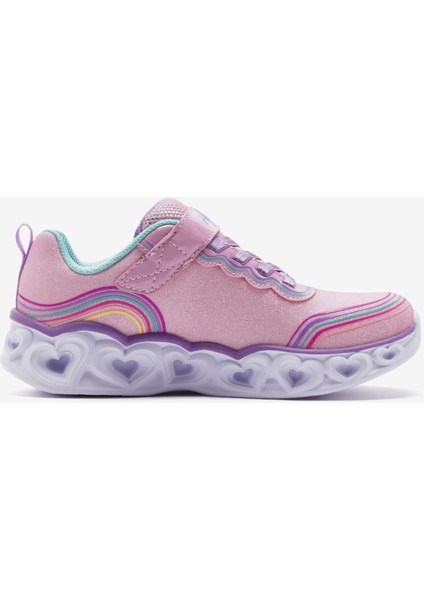 Heart Lights - Retro Hearts Büyük Kız Çocuk Pembe Işıklı Spor Ayakkabı 302689L Lpmt fiyatları