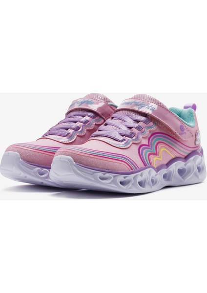 Heart Lights - Retro Hearts Büyük Kız Çocuk Pembe Işıklı Spor Ayakkabı 302689L Lpmt modelleri