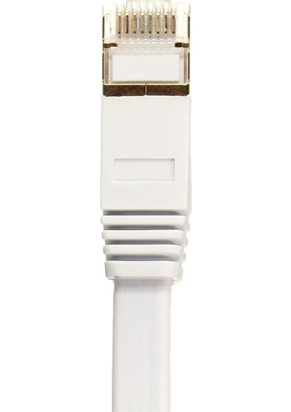Cat7 Gigabit Flat Ethernet RJ45 Modem 10GBPS 600MHZ Internet Kablosu A4256 fırsatları