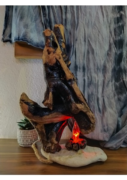 Drıftwood Aydınlatmalı Elyapımıev Dekoru