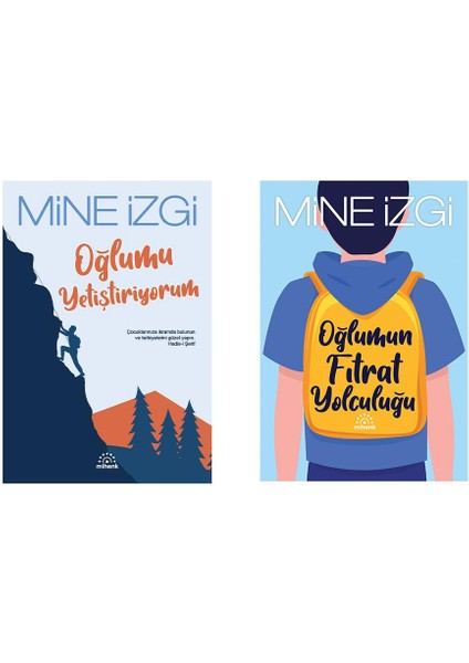 Oğlumu Yetiştiriyorum - Oğlumun Fıtrat Yolculuğu 2 Kitap - Mine İzgi