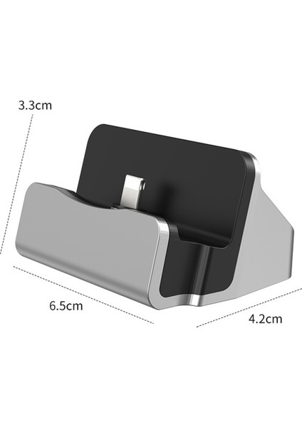 Masaüstü Micro USB Dock Şarj & Data Istasyonu Telefon Şarj Kablo Stand USB Çıkışlı 2ın1