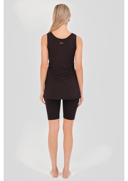 Spor Biye Detaylı Askılı Yarı Kapalı Mayo indirimleri