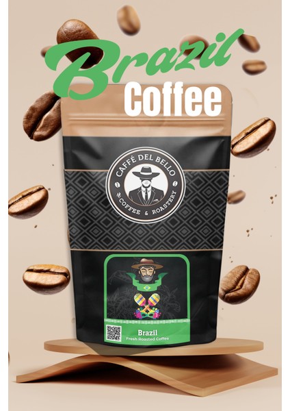 Brezilya Espresso Kahve 500 Gr. (Çekirdek Veya Öğütülmüş)