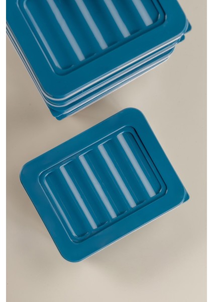 6'lı Buzdolabı Düzenleyici Difriz-Mikrodalga Uyumlu Saklama Kabı Petrol 6 x 600 ml indirimleri