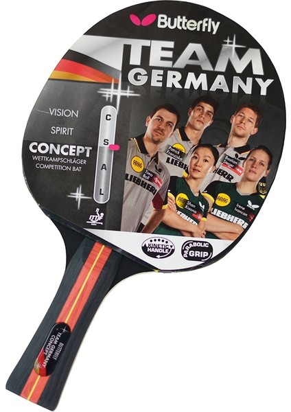 Team Germany Concept P.P.Masa Tenisi Raketi 85090