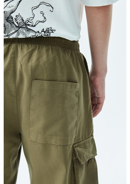 Oversıze Kargo Pantolon - Haki