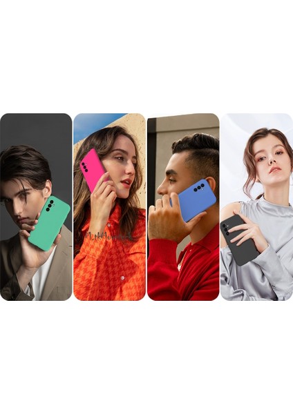 Samsung Galaxy A25 Kılıf Kamera Korumalı Mat Hisli Içi Kadife Süet Yumuşak Renkli Lansman Silikon indirimleri