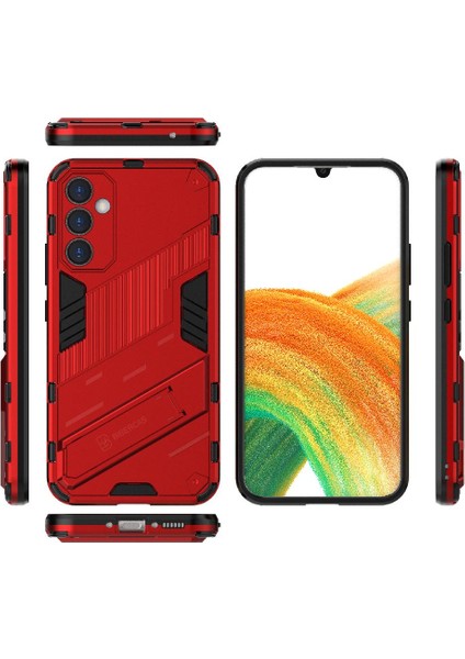 Samsung Galaxy A34 5g Kickstand Sağlam Askeri Koruyucu Kapak (Yurt Dışından) modelleri