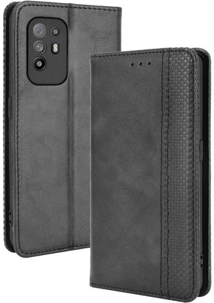 Oppo Oppo 5z Cüzdan Pu Deri Manyetik Kapatma Için Kılıf (Yurt Dışından)