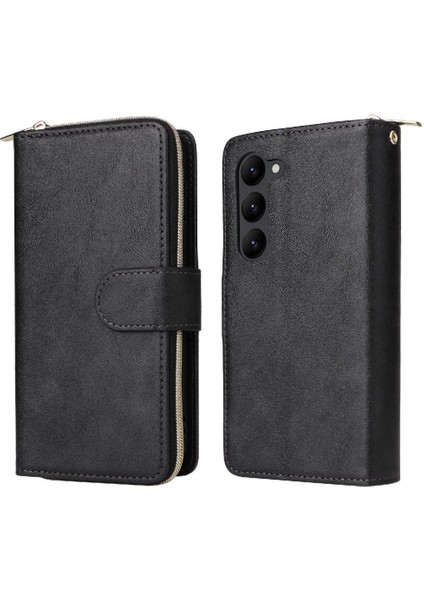 Samsung Galaxy S23 Artı Kart Tutucu Flip Kapak El Kayışı ile 9 (Yurt Dışından)