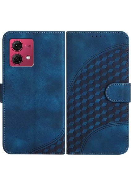 Motorola Moto G84 5g Darbeye Deri Kılıf Manyetik Kart Tutucu (Yurt Dışından)