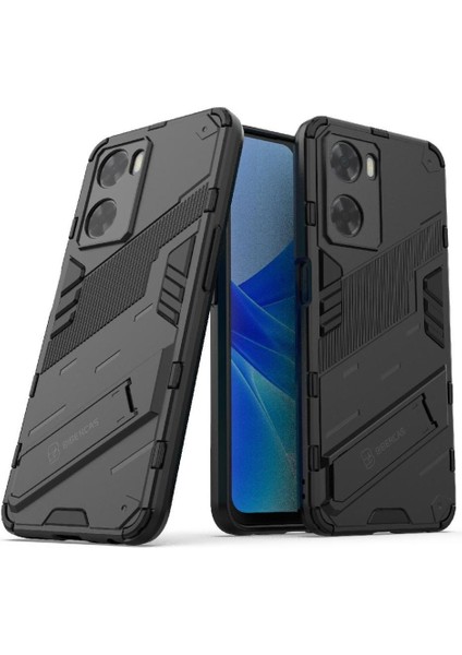 Oppo A57 4g Koruyucu Kapak Için Kılıf Kickstand Sağlam Askeri (Yurt Dışından)