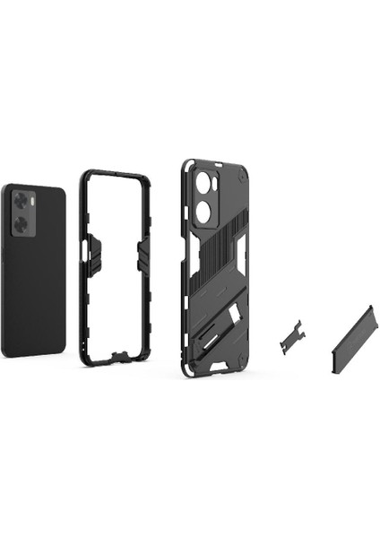 Oppo A57 4g Koruyucu Kapak Için Kılıf Kickstand Sağlam Askeri (Yurt Dışından) fırsatları