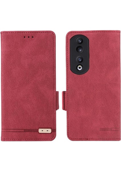Onur 90 Pro Deri Folio Flip Case Için Kılıf Kart ile Tam Koruma (Yurt Dışından)
