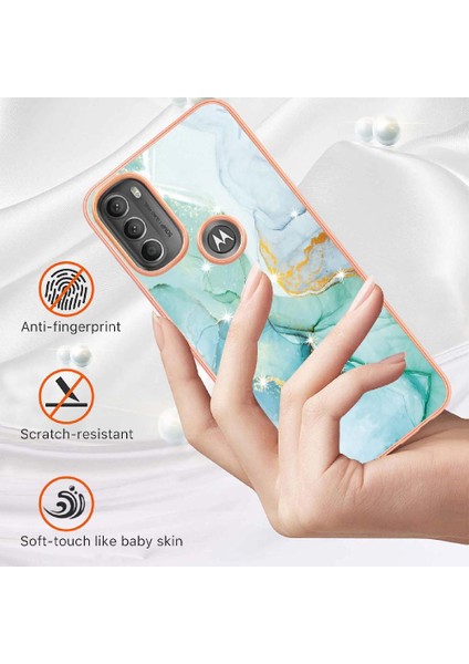 Motorola Moto G71 5g Koruma Yumuşak Tampon Mermer Desen Ince (Yurt Dışından) fiyatları