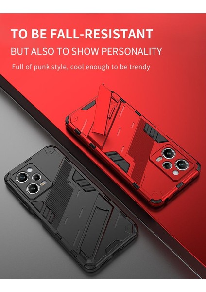 Xiaomi Poco X5 Pro 5g Kickstand Koruyucu Kapak Sağlam Askeri (Yurt Dışından)