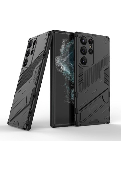 Samsung Galaxy S23 Ultra 5g Kickstand Sağlam Askeri Koruyucu Kılıf (Yurt Dışından)