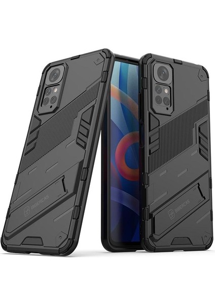 Xiaomi Redmi Not 11S Sağlam Askeri Kickstand Koruyucu Kapak (Yurt Dışından)