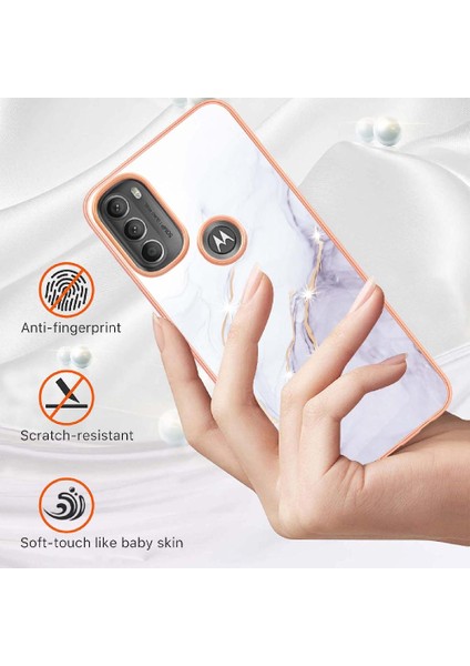 Motorola Moto G71 5g Koruma Yumuşak Tampon Mermer Desen Ince (Yurt Dışından) modelleri