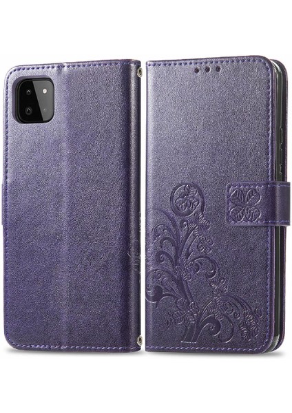 Samsung Galaxy A22 5g Için Kılıf Zarif Iş Dört Yapraklı Yonca Deri (Yurt Dışından) indirimleri