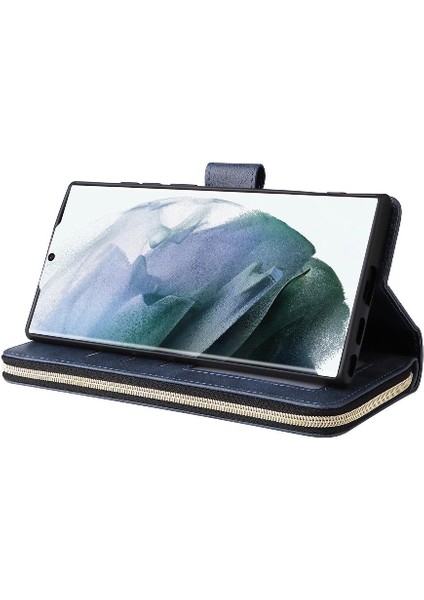 Samsung Galaxy S22 Ultra Kart Tutucu Fermuarlı Cebi El Çantası (Yurt Dışından) fırsatları